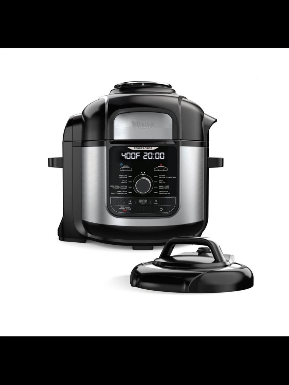 Ninja Multi-Cooker - Black & Stainless Steel Finish